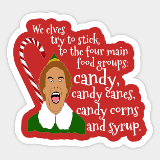 Elf Funny Quotes Sticker